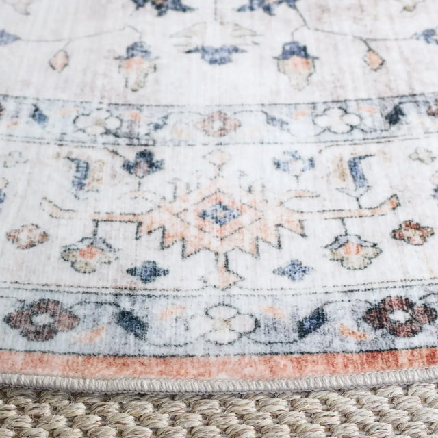 Safavieh Martha Stewart Washable 6'-0" x 6'-0" Rug in Sage / Light Rust