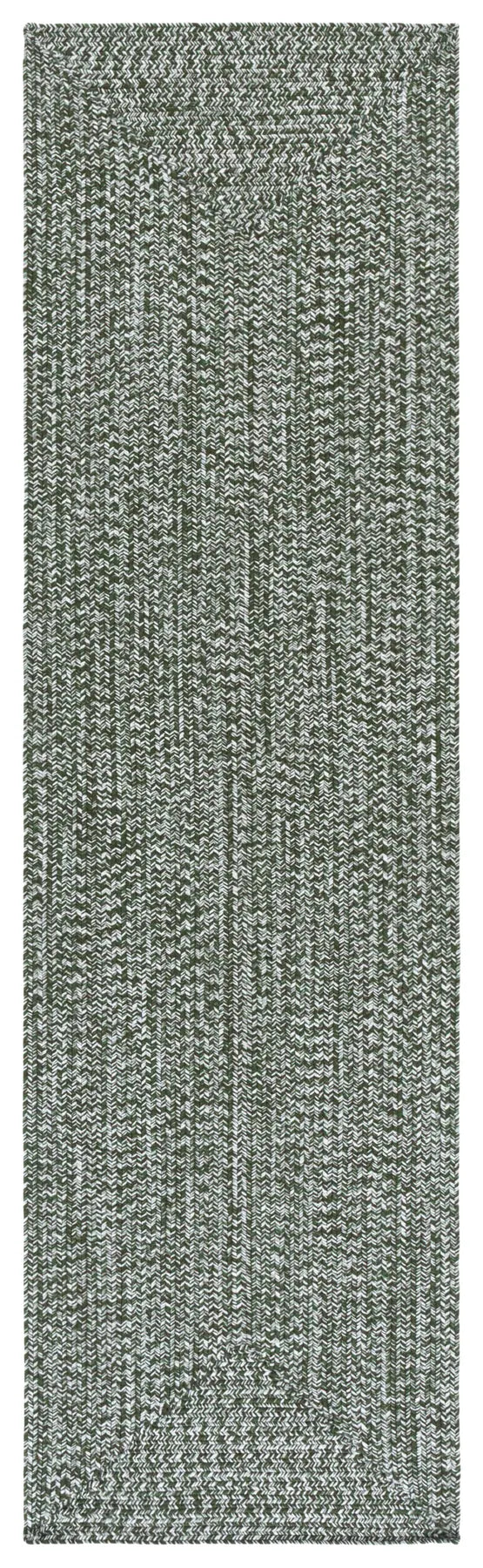 Safavieh Braided 2'-3" x 8'-0" Rug in Dark Green