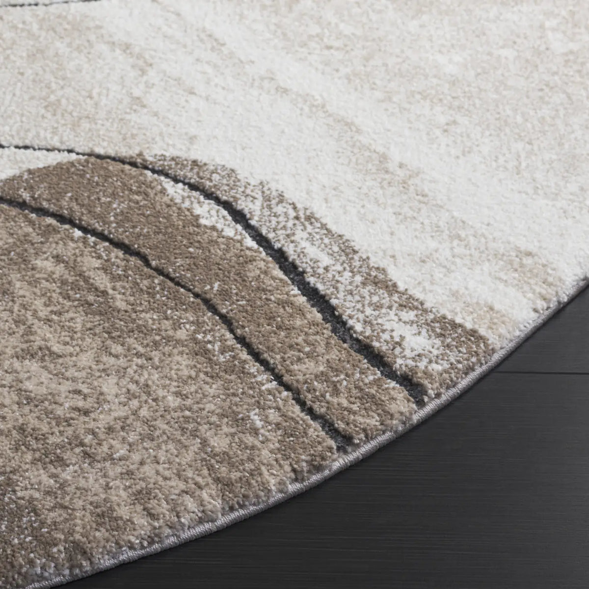 Safavieh Contour 300 5'-5" x 7'-6" Rug in Grey / Ivory