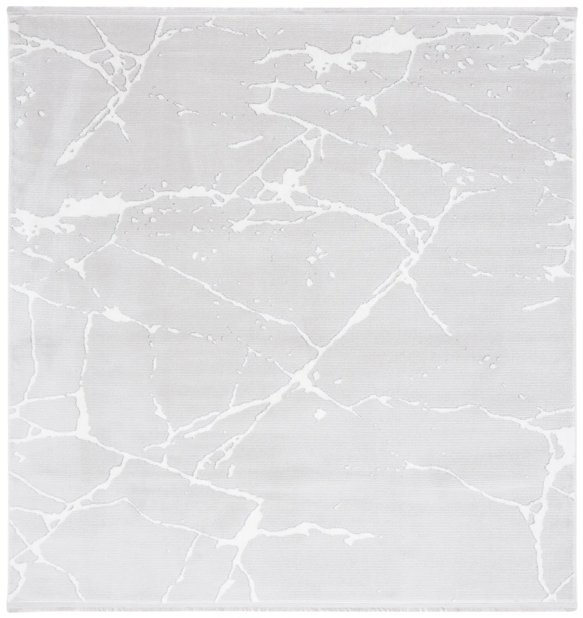 Safavieh Whisper 6'-7" x 6'-7" Rug in Grey / Ivory