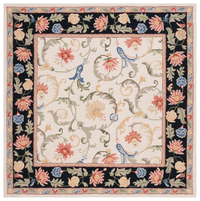 Safavieh Chelsea 6'-0" x 6'-0" Rug in Ivory / Black