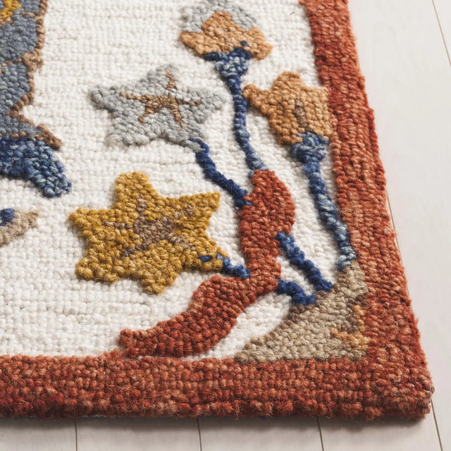 Safavieh Jardin 4'-0" x 6'-0" Rug in Ivory / Green
