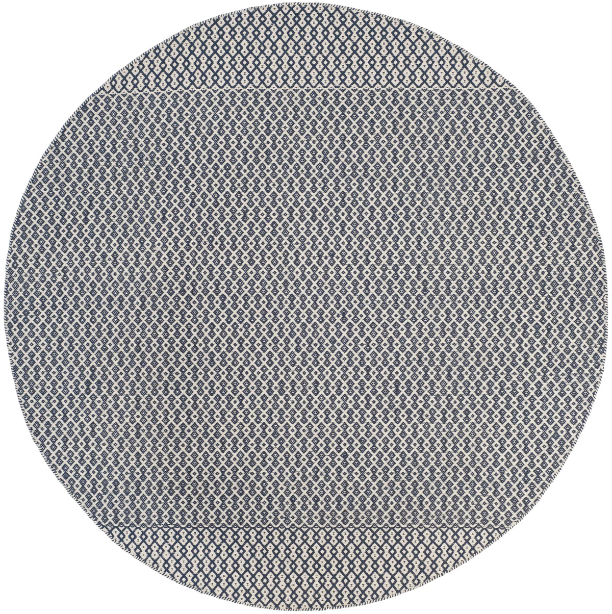 Safavieh Montauk 6'-0" x 6'-0" Rug in Ivory / Navy