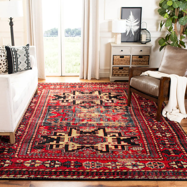 Safavieh Vintage Hamadan 10'-6" x 14'-0" Rug in Red / Multi