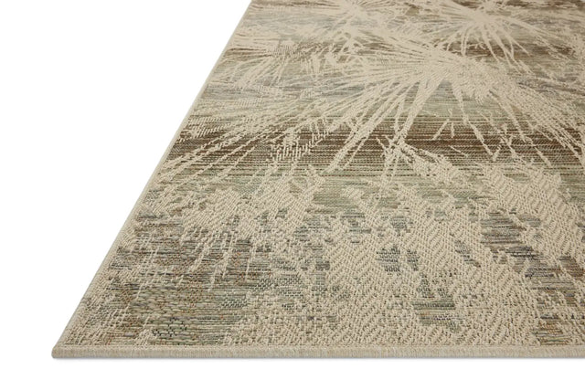 Loloi Saylor SAY-10 Ivory / Stone Rug - rug corner