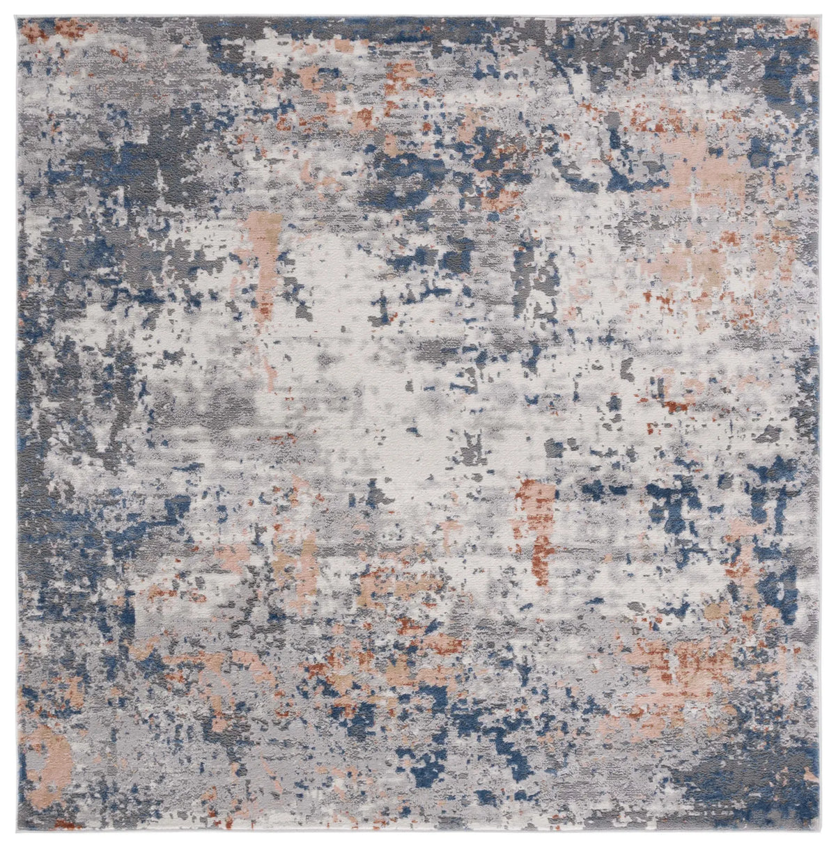 Safavieh Eternal 6'-7" x 6'-7" Rug in Grey / Blue