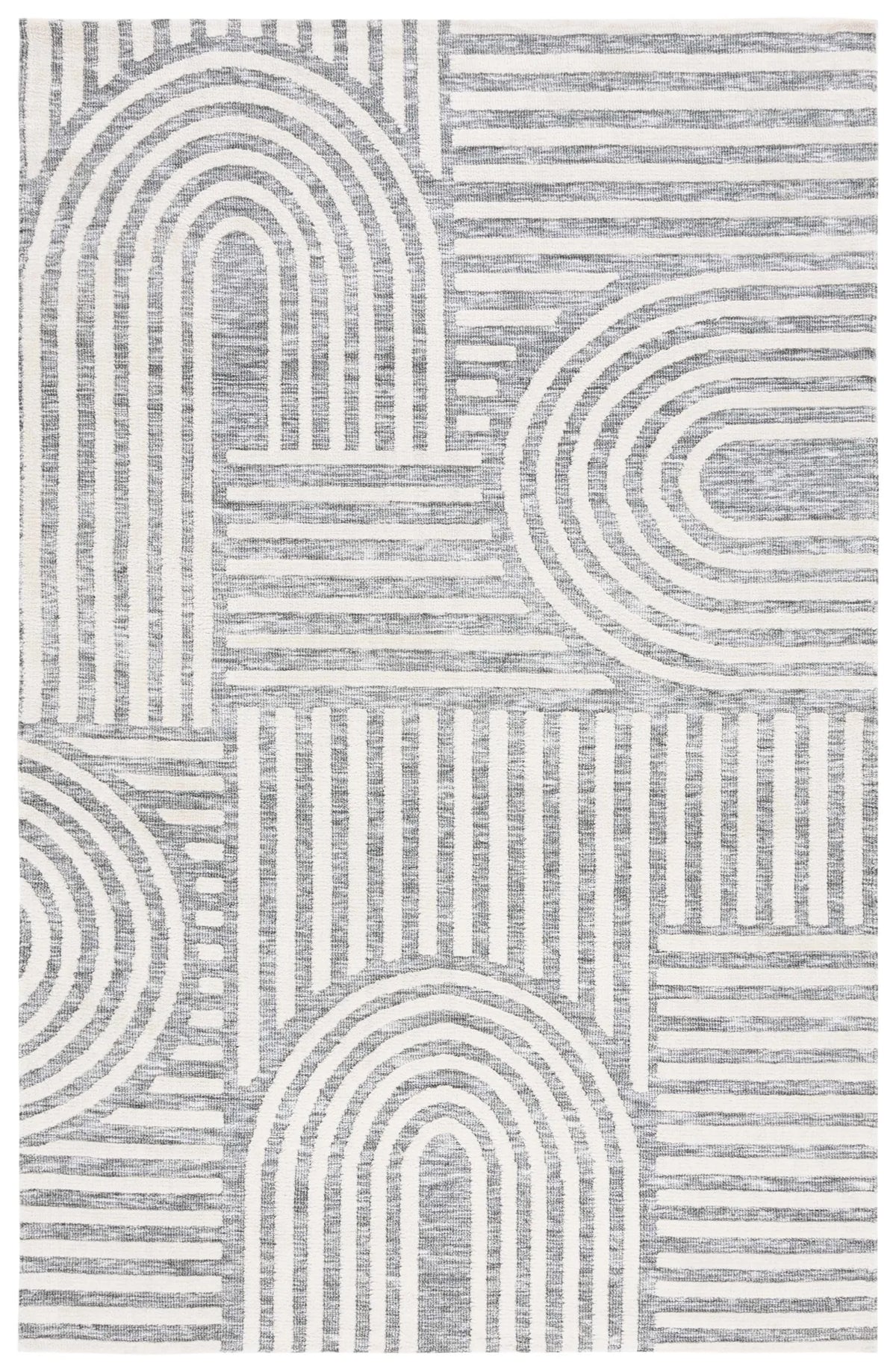 Safavieh Audrey 4'-0" x 6'-0" Rug in Grey / Ivory