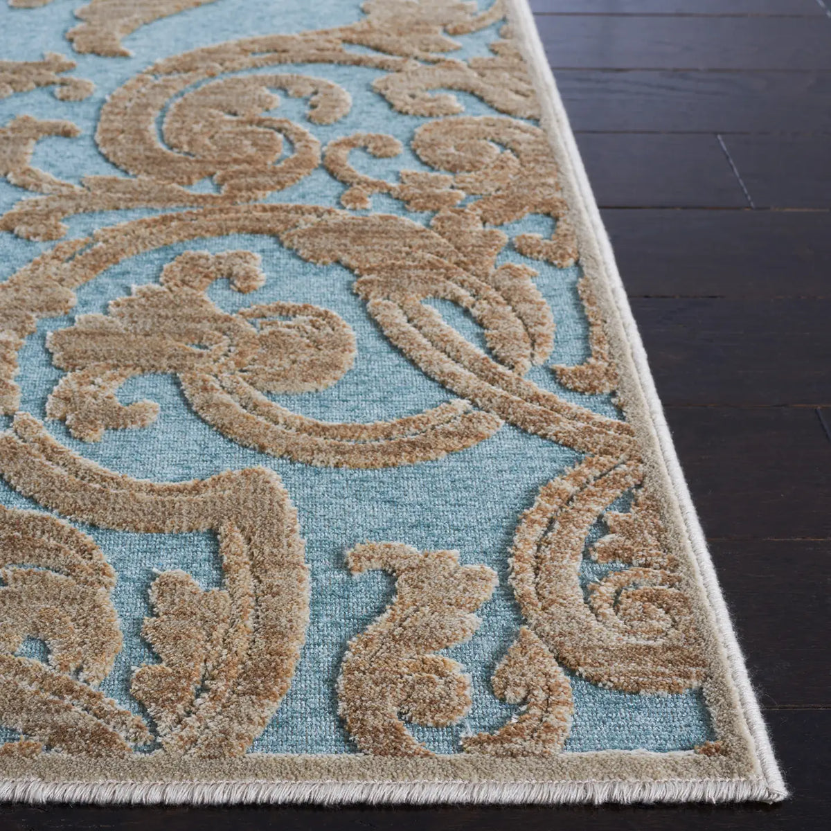 Safavieh Paradise 5'-3" x 7'-6" Rug in Stone / Aqua