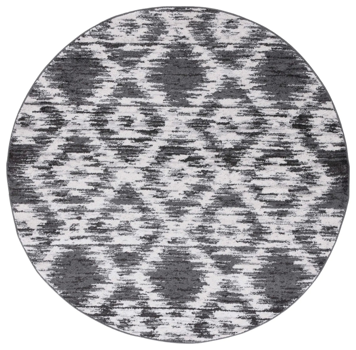 Safavieh Adirondack 6'-0" x 6'-0" Rug in Charcoal / Ivory