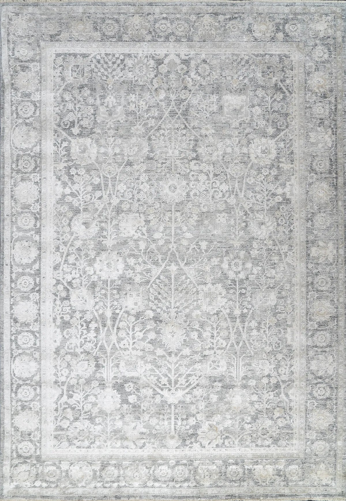 Dynamic Rugs Canyon 15470 Power Loomed Traditional Grey/Cream Rug - Rectangular