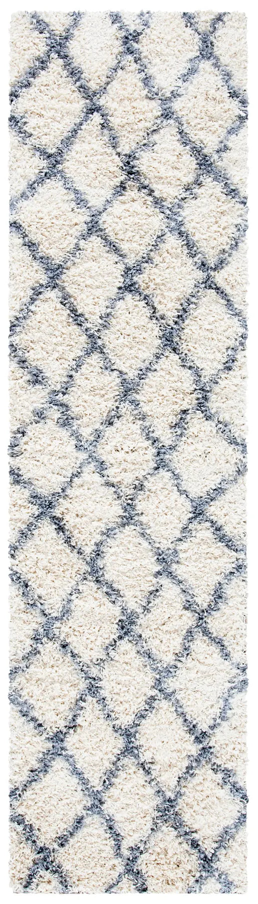 Safavieh Venus Shag 600 2'-2" x 8'-0" Rug in Ivory / Grey