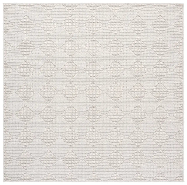 Safavieh Veranda 6'-7" x 6'-7" Rug in Ivory / White