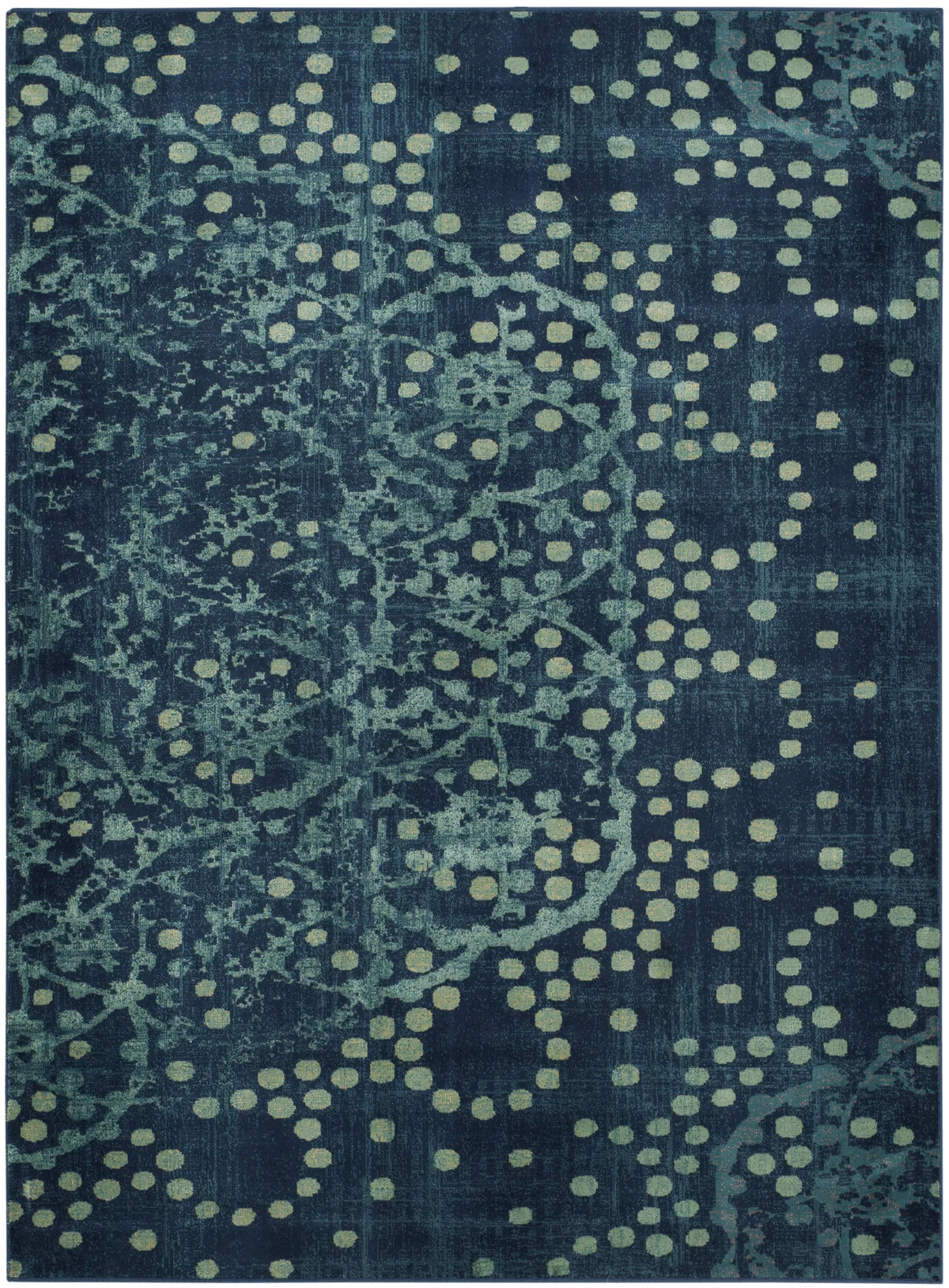 Safavieh Constellation Vintage 4'-0" x 5'-7" Rug in Blue / Multi