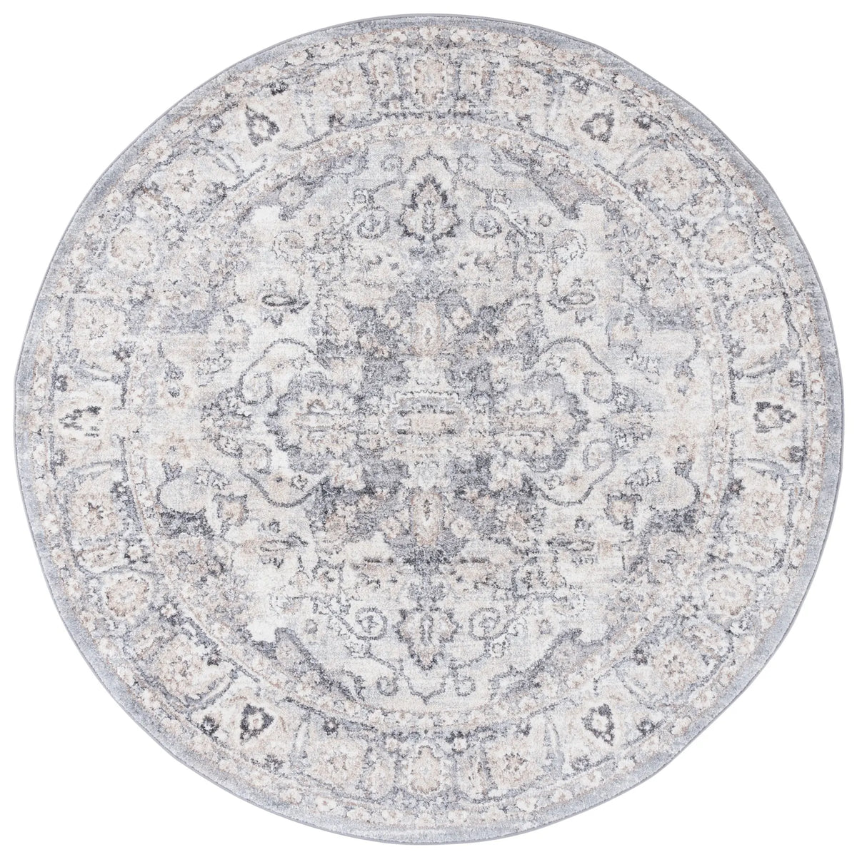 Safavieh Opal 6'-7" x 6'-7" Rug in Grey / Ivory