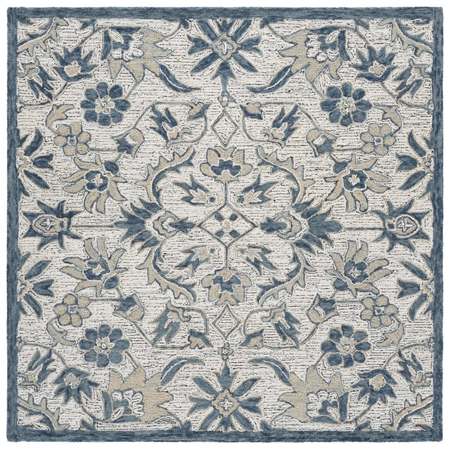 Safavieh Metro 6'-0" x 6'-0" Rug in Ivory / Grey