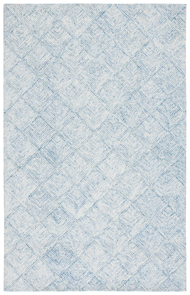 Safavieh Abstract 4'-0" x 6'-0" Rug in Blue / Ivory