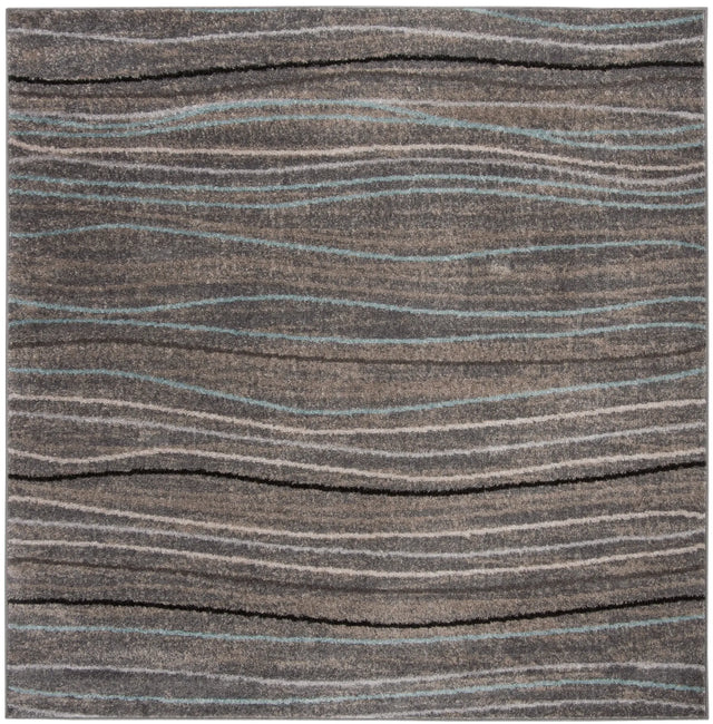 Safavieh Amsterdam 6'-7" x 6'-7" Rug in Silver / Beige