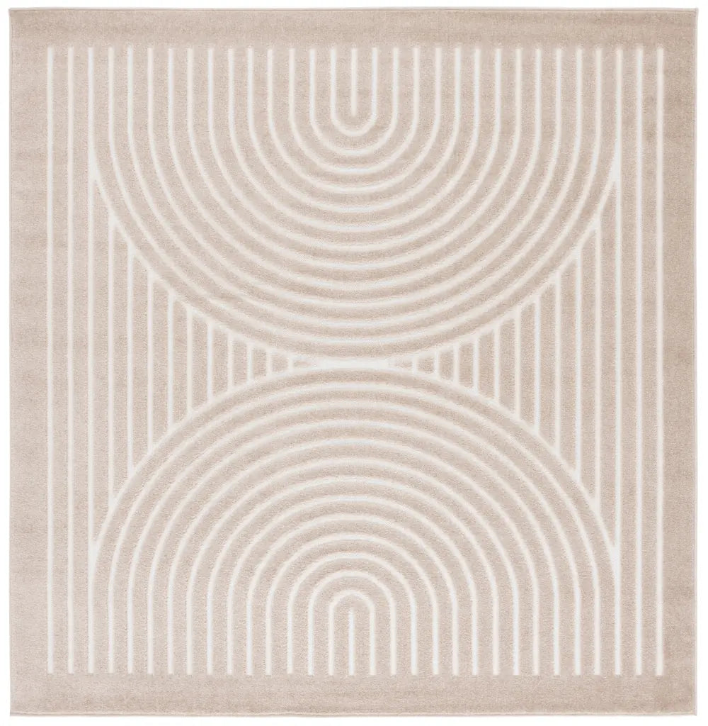Safavieh Stella 6'-7" x 6'-7" Rug in Beige / Ivory