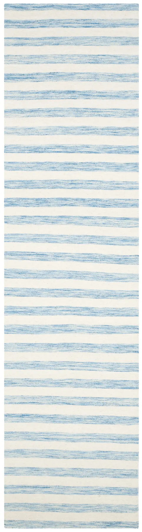Safavieh Dhurries 2'-6" x 10'-0" Rug in Aqua / Ivory