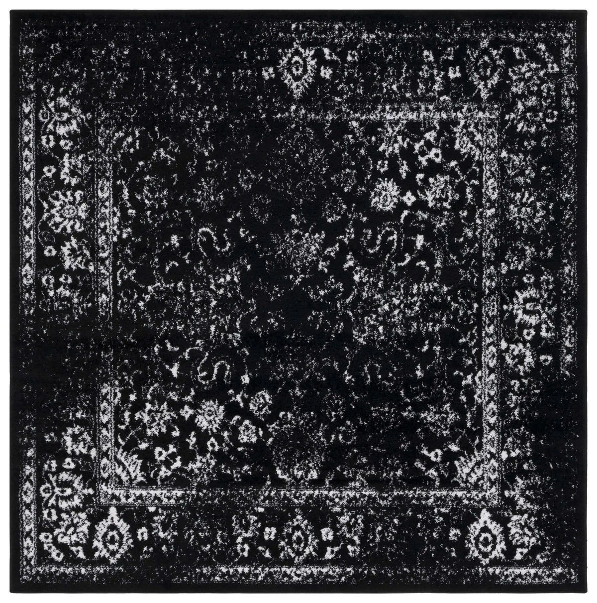 Safavieh Adirondack 6'-0" x 6'-0" Rug in Black / Ivory