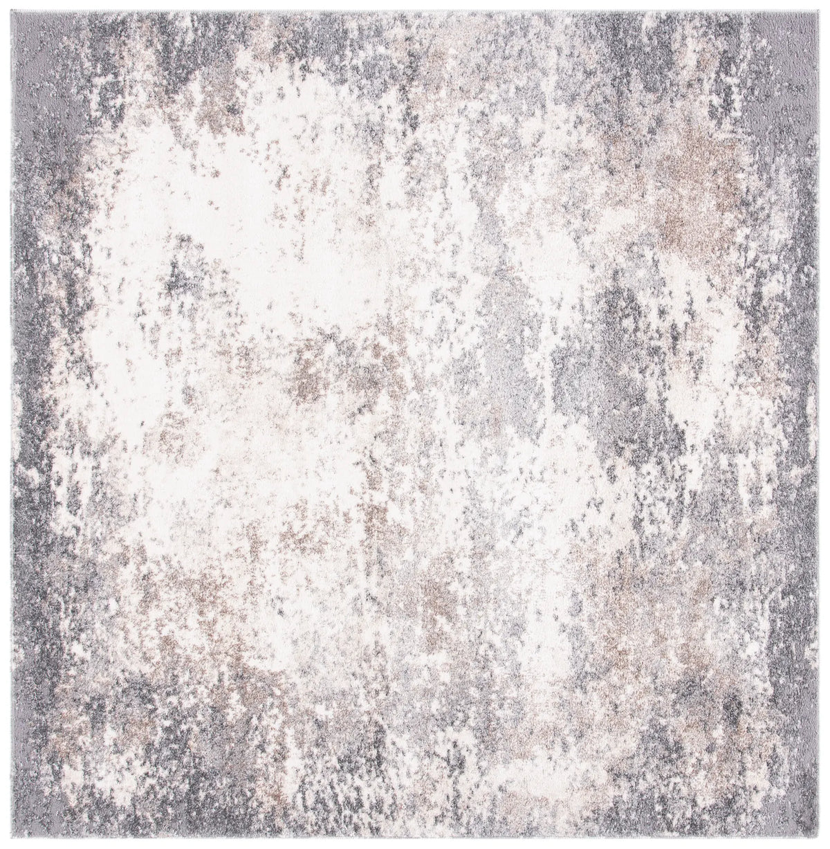 Safavieh Aston 6'-7" x 6'-7" Rug in Grey / Ivory