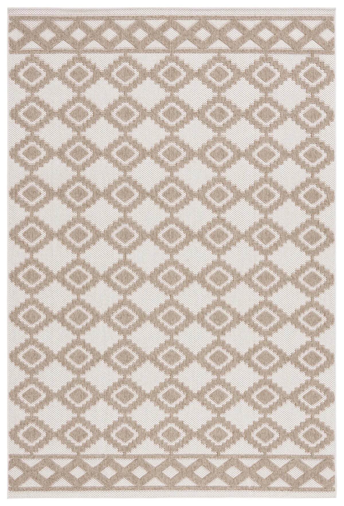 Safavieh Global 4'-0" x 6'-0" Rug in Beige / Brown