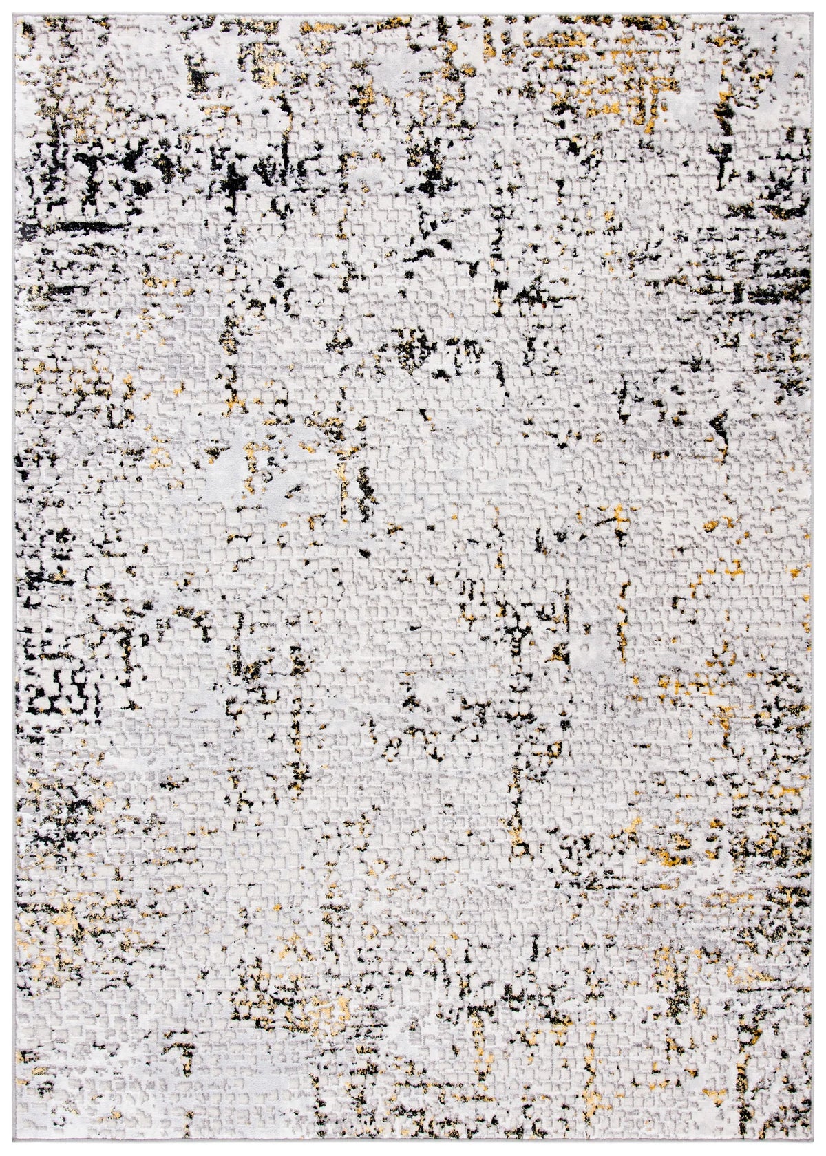 Safavieh Amelia 4'-5" x 6'-5" Rug in Grey / Gold