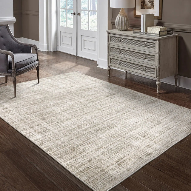 Oriental Weavers Sphinx Nebulous 071E9 Beige/ Ivory Rugs - room scene