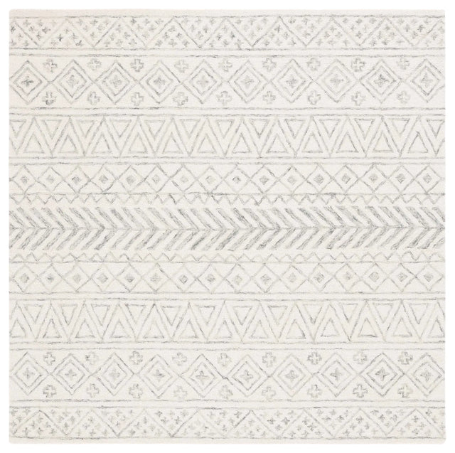 Safavieh Metro 6'-0" x 6'-0" Rug in Ivory / Grey