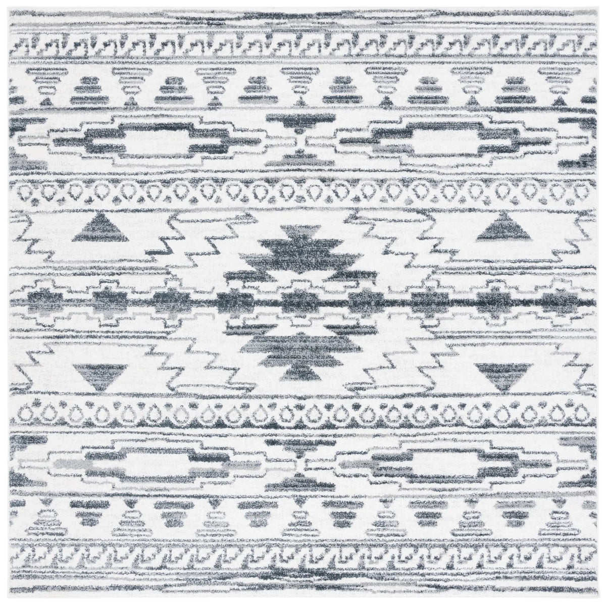 Safavieh Layla 6'-7" x 6'-7" Rug in Ivory / Grey