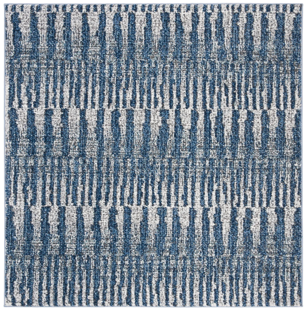 Safavieh Galaxy 5'-3" x 5'-3" Rug in Navy / Light Grey