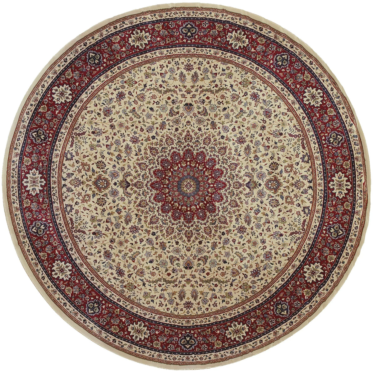 Oriental Weavers Sphinx Ariana 095j3 Ivory / Red Rugs - main flat