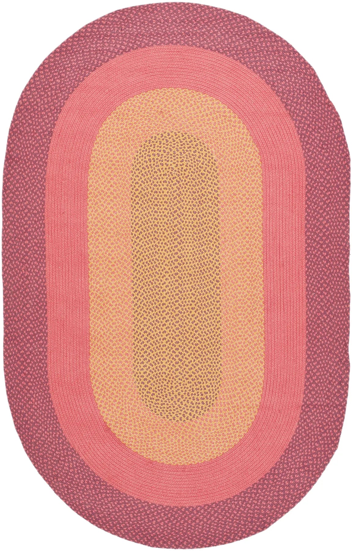 Safavieh Braided 5'-0" x 8'-0" Rug in Multi