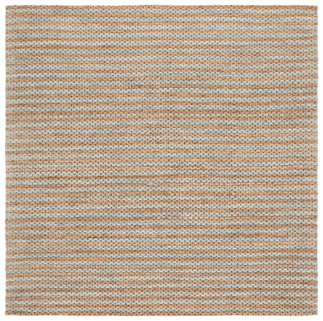 Safavieh Martha Stewart 6'-0" x 6'-0" Rug in Natural / Light Blue