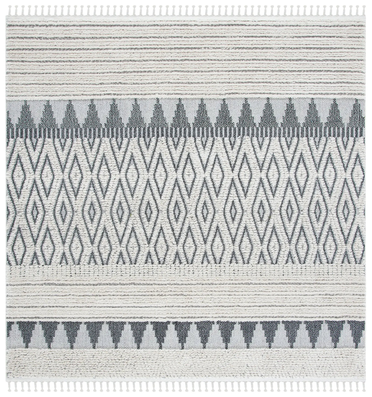 Safavieh Marrakesh 6'-7" x 6'-7" Rug in Ivory / Blue