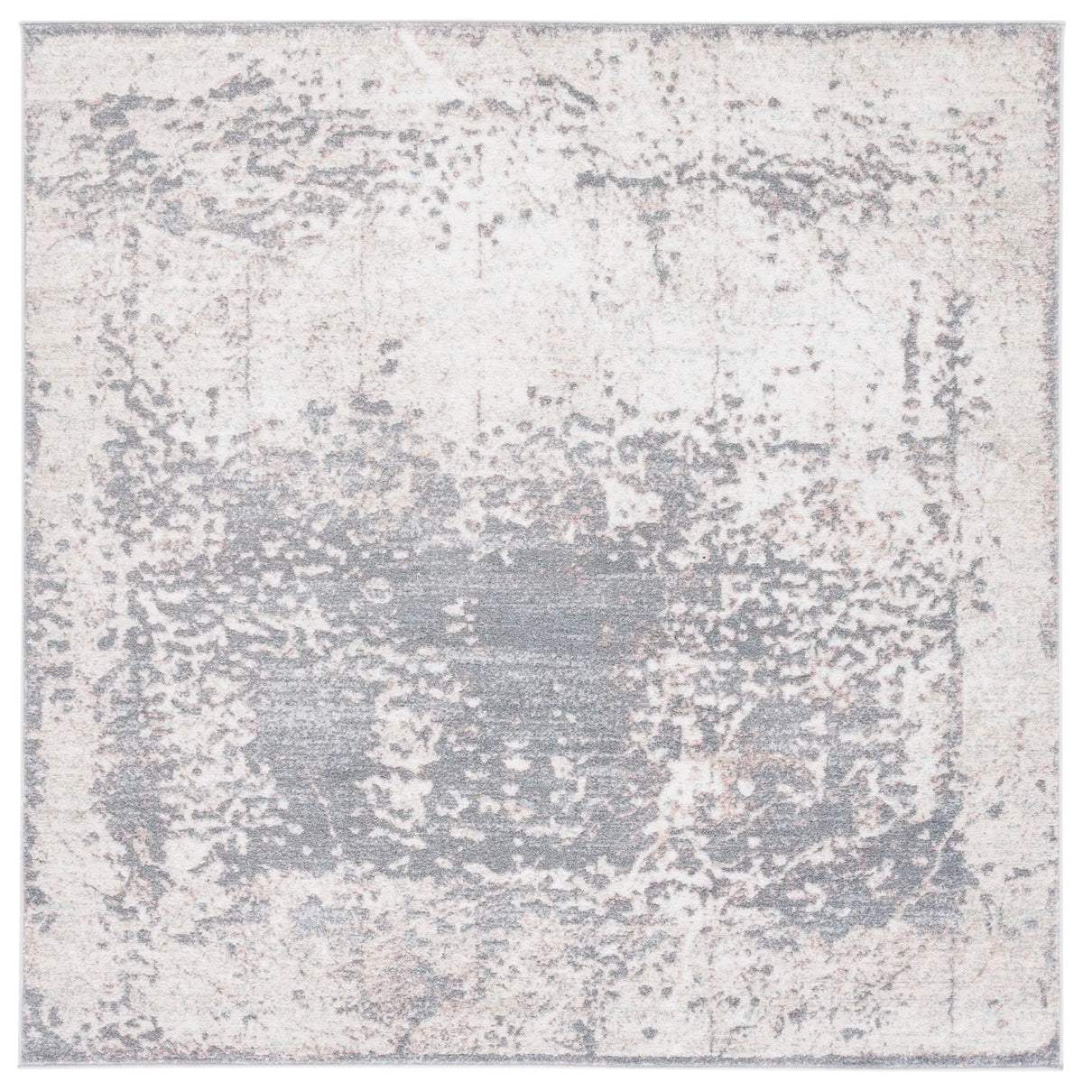 Safavieh Amsterdam 6'-7" x 6'-7" Rug in Beige / Grey