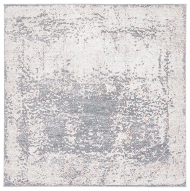 Safavieh Amsterdam 6'-7" x 6'-7" Rug in Beige / Grey