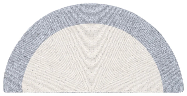 Safavieh Braided 2'-0" x 4'-0" Rug in Ivory / Grey
