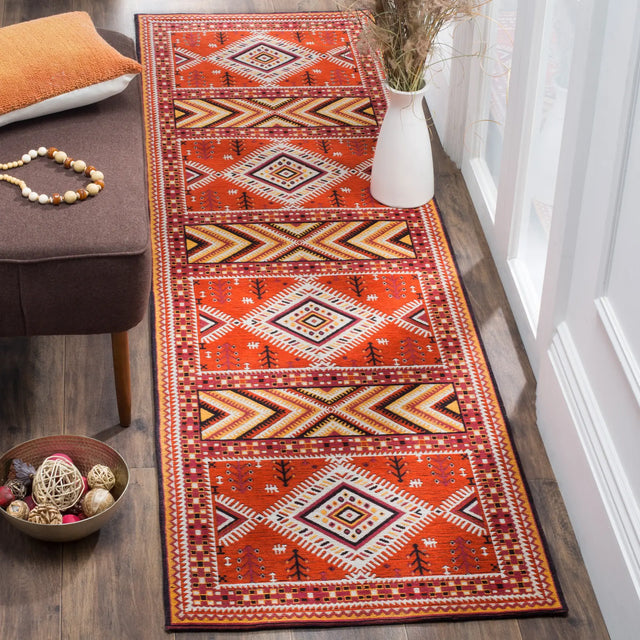 Safavieh Classic Vintage 2'-3" x 8'-0" Rug in Orange / Gold