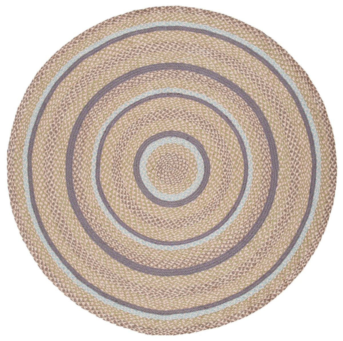 Safavieh Cape Cod 5'-0" x 5'-0" Rug in Blue / Olive