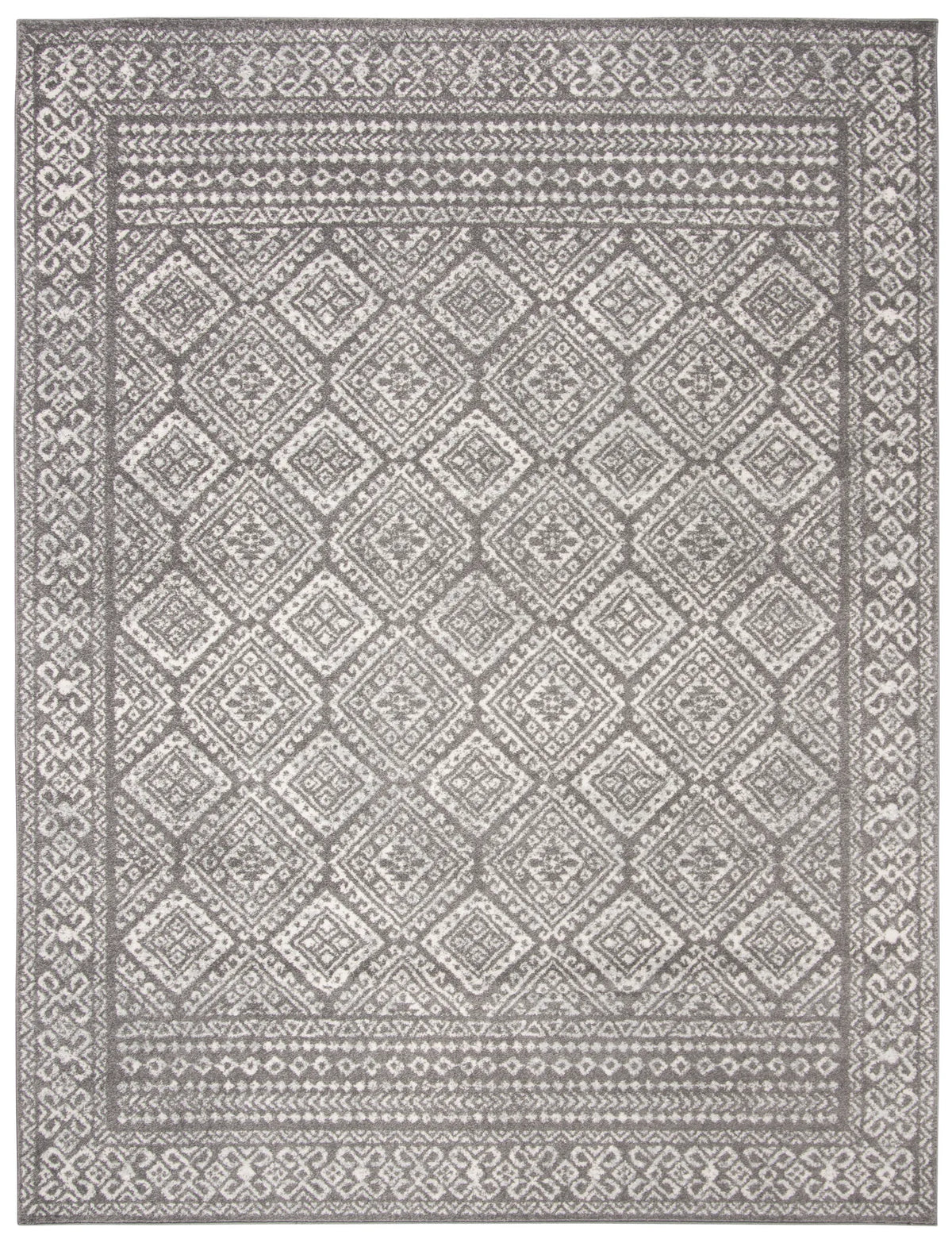 Safavieh Tulum 10'-0" x 13'-0" Rug in Dark Grey / Ivory