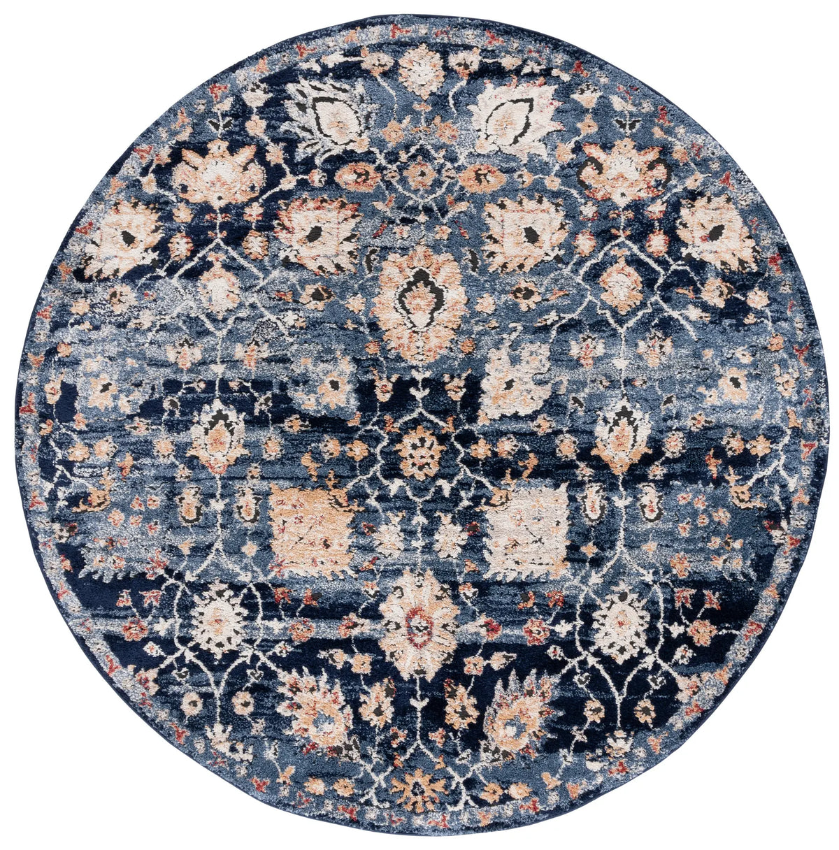 Safavieh Luna 6'-7" x 6'-7" Rug in Navy / Blue