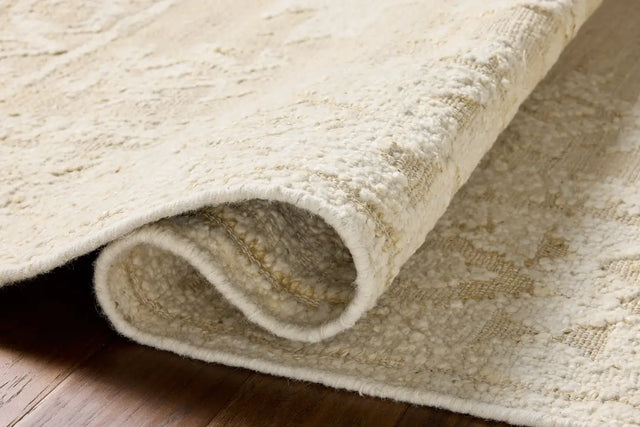 Loloi Alara ALR-01 Traditional Hand Woven Ivory, Natural Rug - pile height