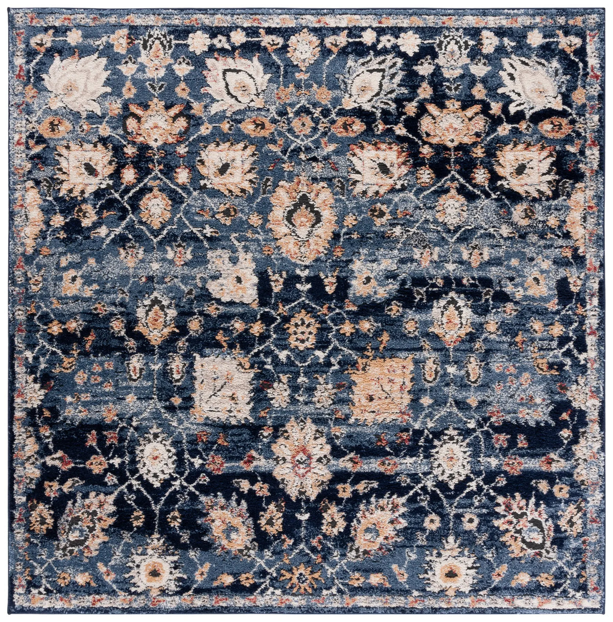 Safavieh Luna 6'-7" x 6'-7" Rug in Navy / Blue