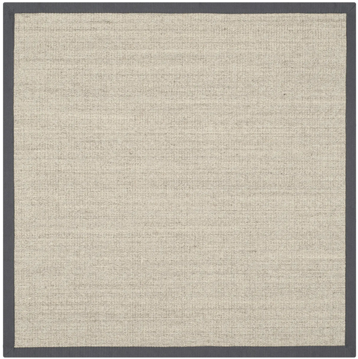 Safavieh Natural Fiber 4'-0" x 4'-0" Rug in Marble / Grey