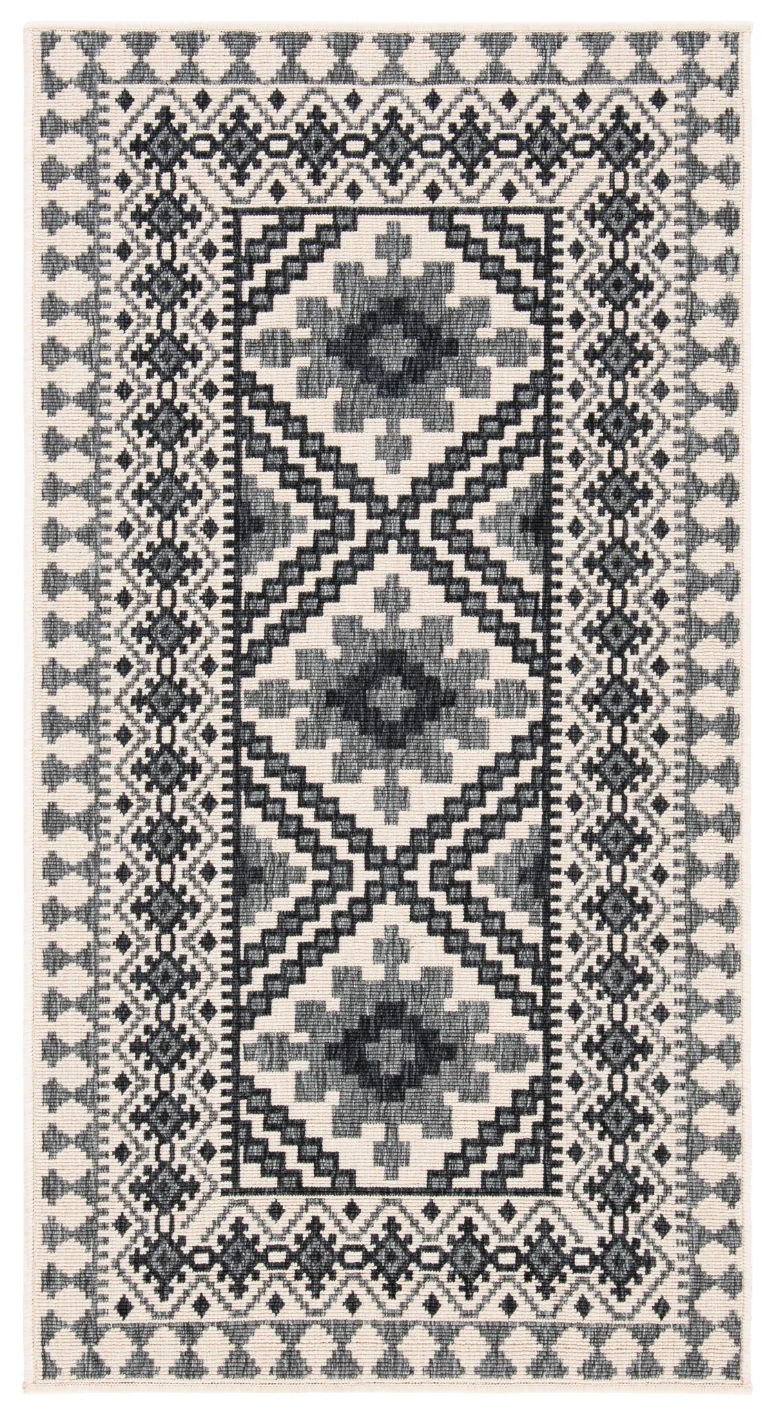 Safavieh Veranda 2'-7" x 5'-0" Rug in Ivory / Grey