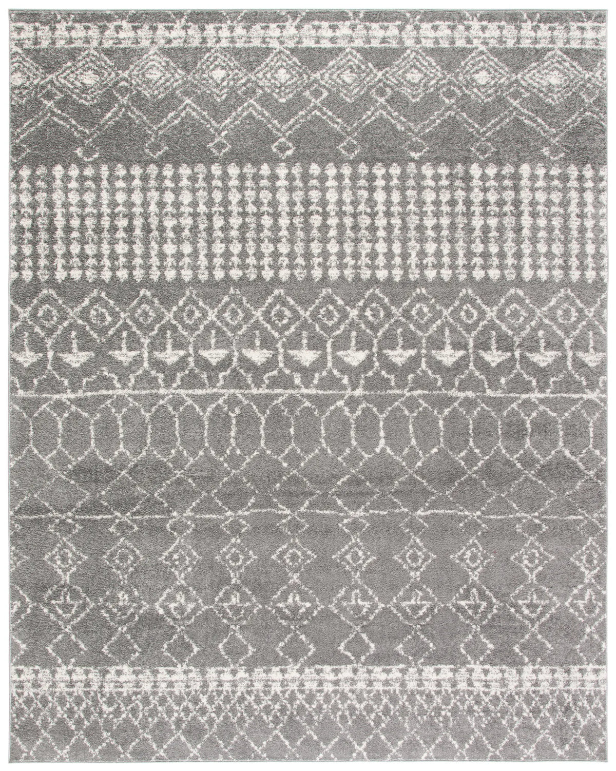 Safavieh Tulum 10'-0" x 13'-0" Rug in Grey / Ivory