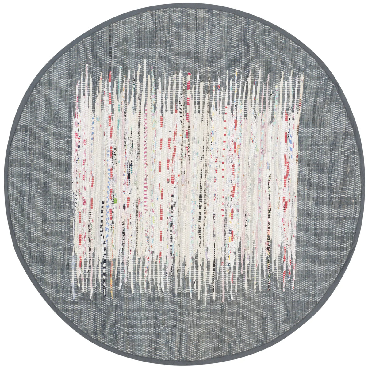 Safavieh Montauk 4'-0" x 4'-0" Rug in Ivory / Grey