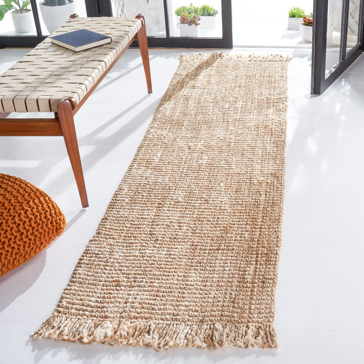 Safavieh Natural Fiber 2'-3" x 8'-0" Rug in Natural / Beige