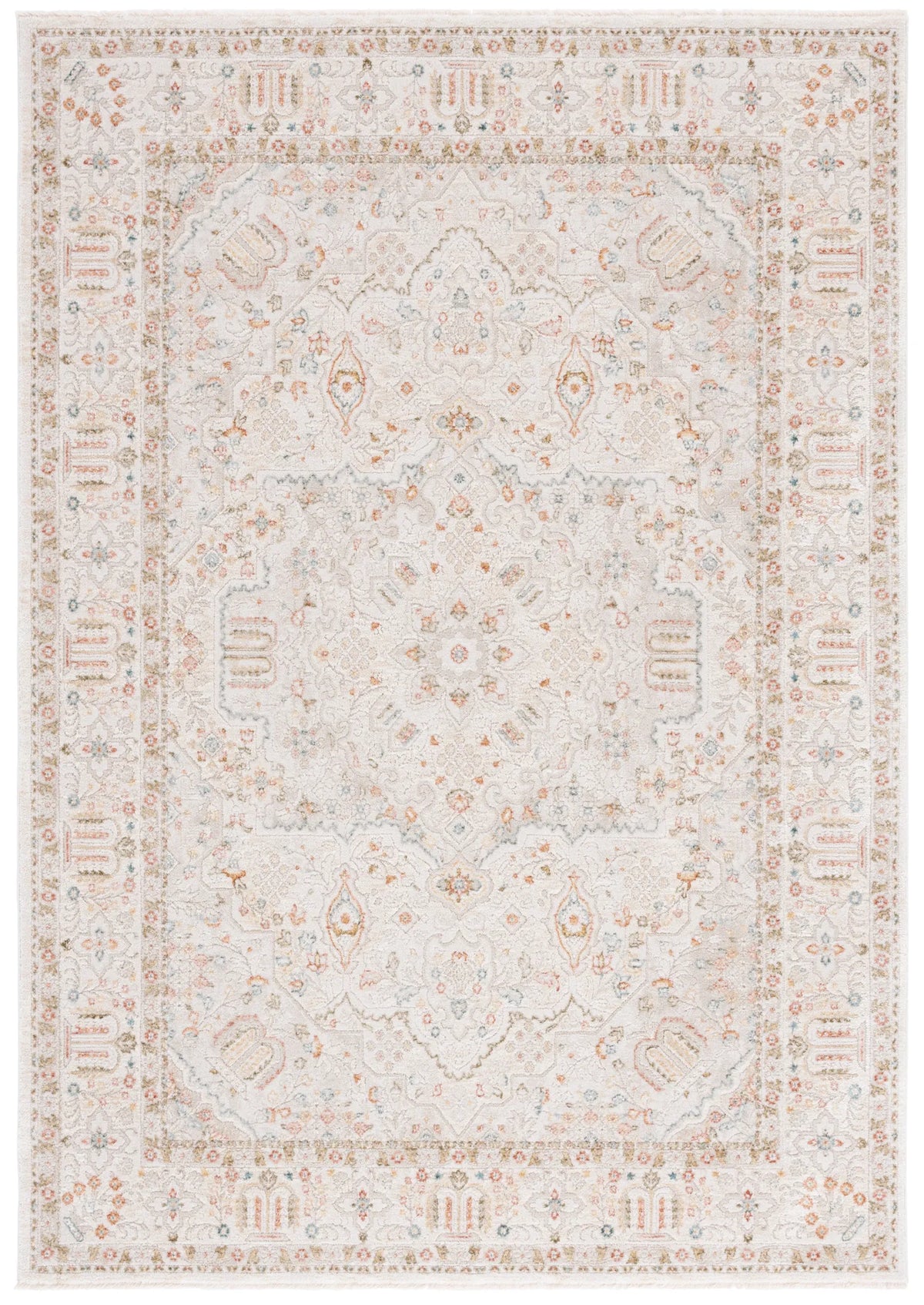 Safavieh Verona 8'-0" x 10'-0" Rug in Ivory / Rust